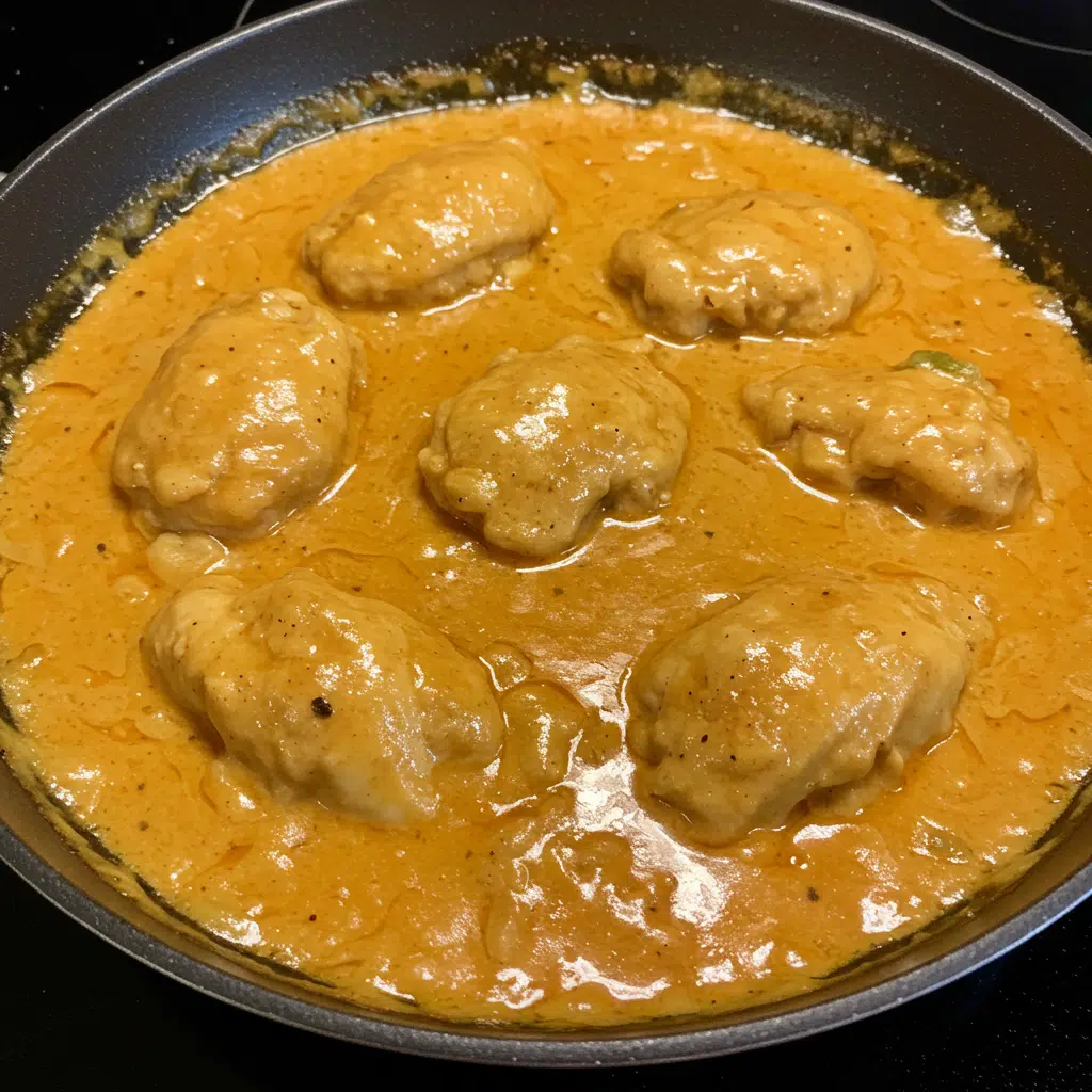 Texas Roadhouse Butter Chicken Skillet 7 Skillet of Texas Roadhouse style butter chicken topped with creamy sauce